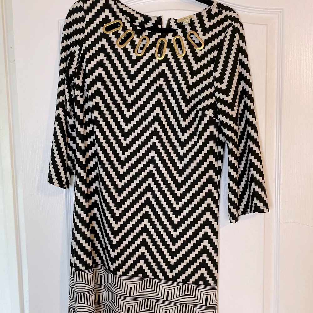 Black and White Casual Dress